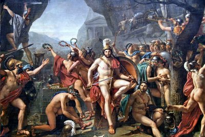 Leonidas at Thermopylae by Jacques Louis David